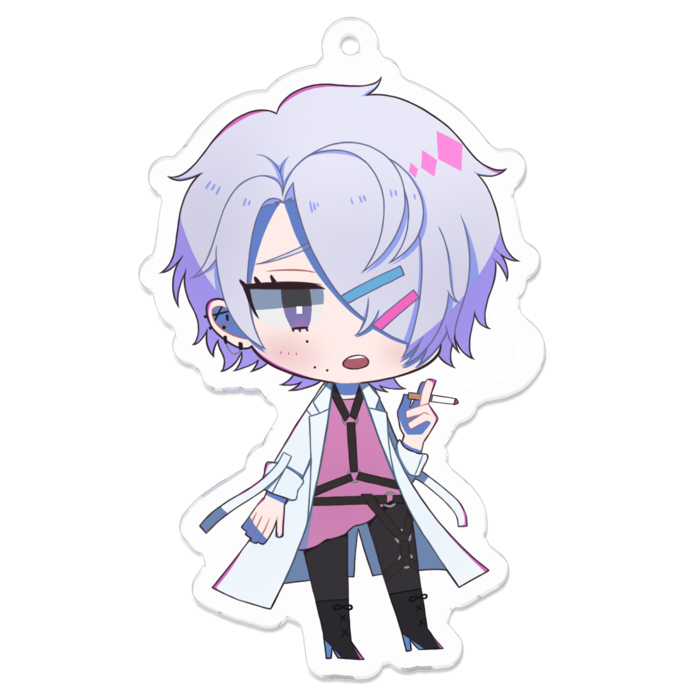 アクリルキーホルダー（コーティング） - 70 x 70 (mm)