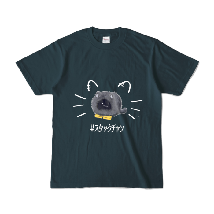 カラーTシャツ - S - デニム (濃色)