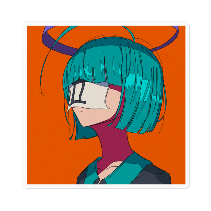 ステッカー - 100 x 100 (mm)