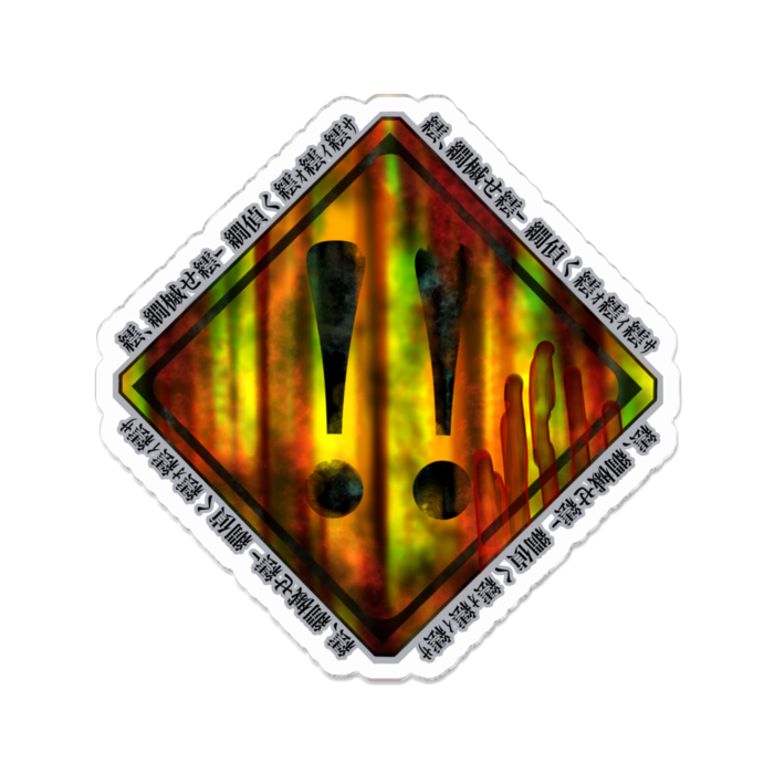 アクリルバッジ - 70 x 70 (mm)
