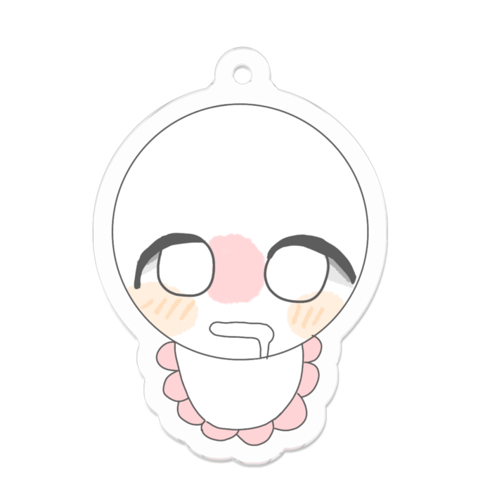 アクリルキーホルダー - 50 x 50 (mm)