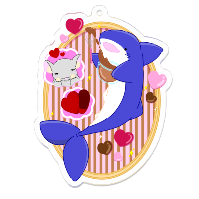 アクリルキーホルダー - 70 x 70 (mm)