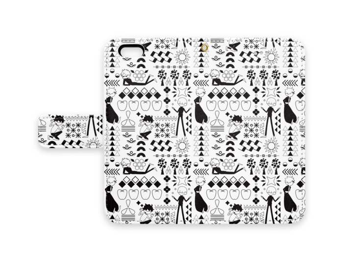 手帳型iPhoneケース - iPhone6 - ストラップ穴 あり