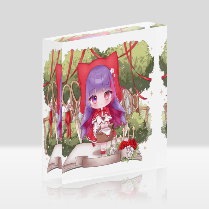 ②アクリルブロック - 100x100mm