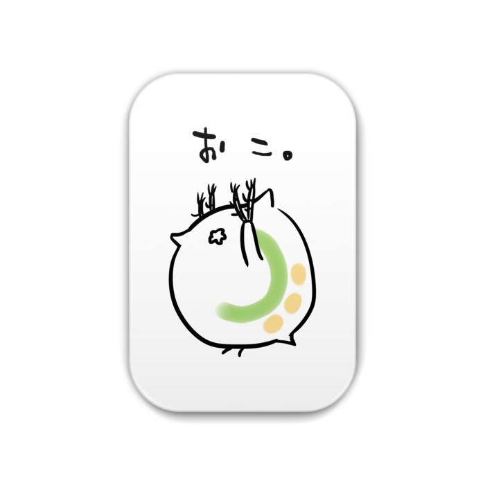 缶バッジ - 角丸 51x76mm