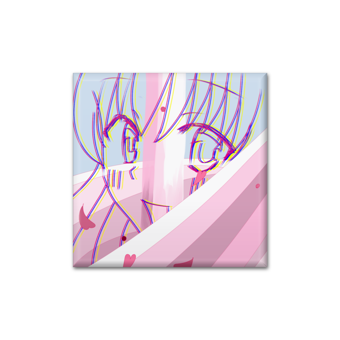 缶バッジ - 四角形40mm