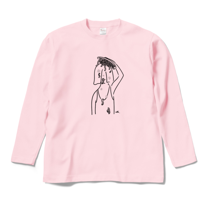 ロングスリーブTシャツ - M - ライトピンク