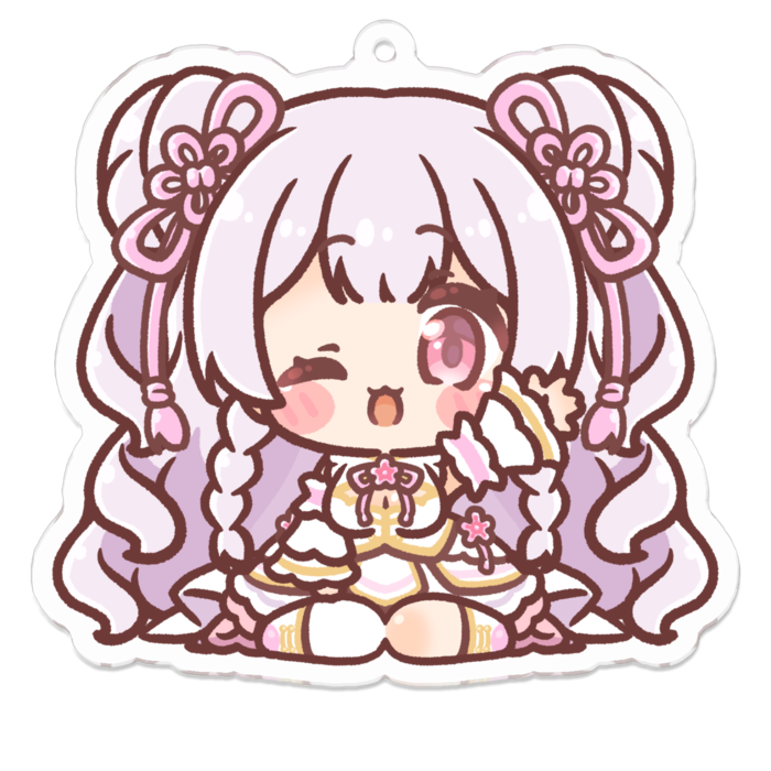 アクリルキーホルダー - 70 x 70 (mm)