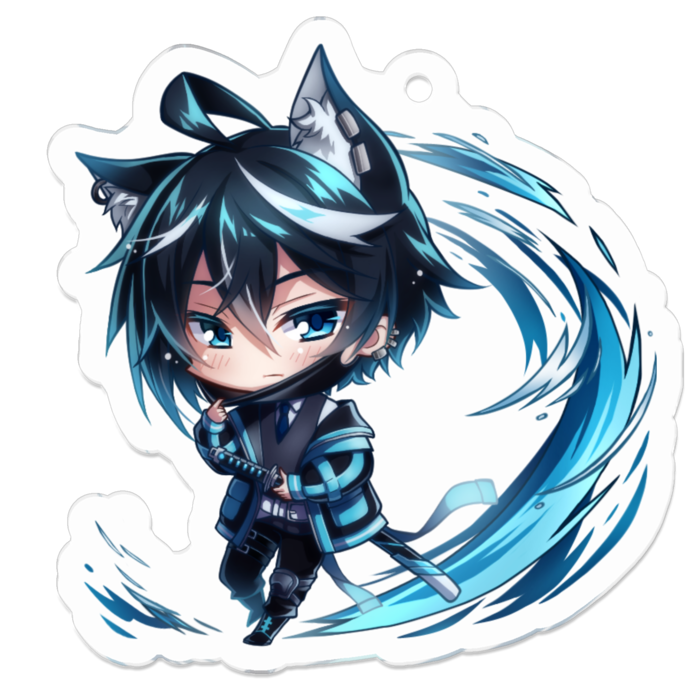 アクリルキーホルダー - 50 x 50 (mm)