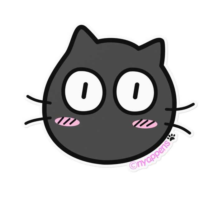 ステッカー - 160 x 160 (mm)白