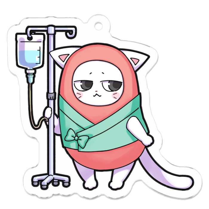 アクリルキーホルダー - 50 x 50 (mm)