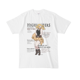 Highlanders Magazine 白tシャツ Illuminate Kamikaze Booth