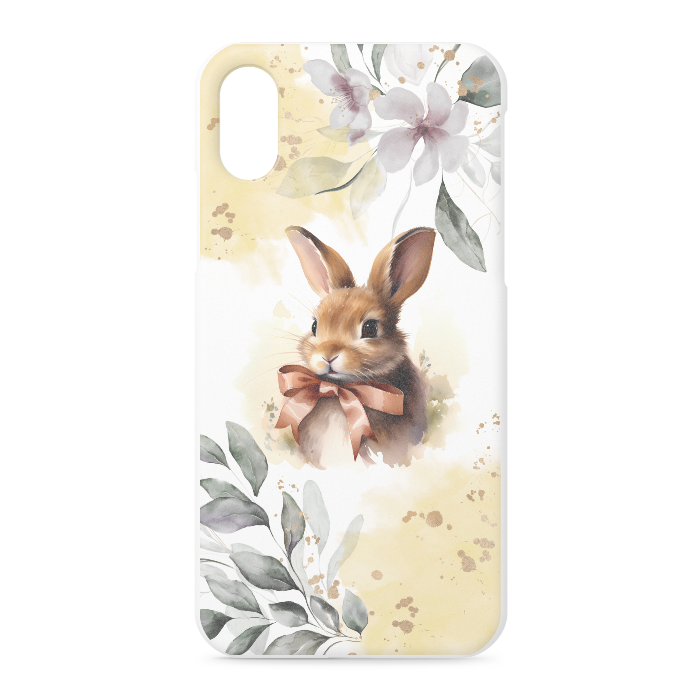 5.グリーン iPhoneケース - iPhone XS / X - 正面印刷のみ(4)