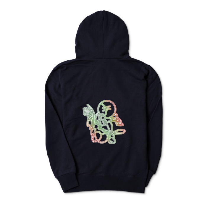 ジップパーカー - S - ネイビー