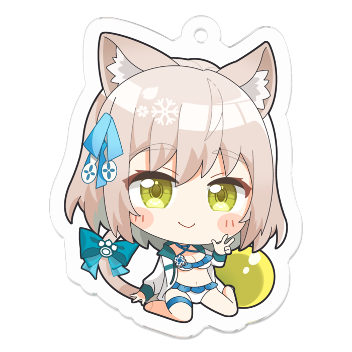 アクリルキーホルダー Guildcq 伊冬ユナ 夏休みｓｄイラスト その１ Guildcq公式ショップ Booth