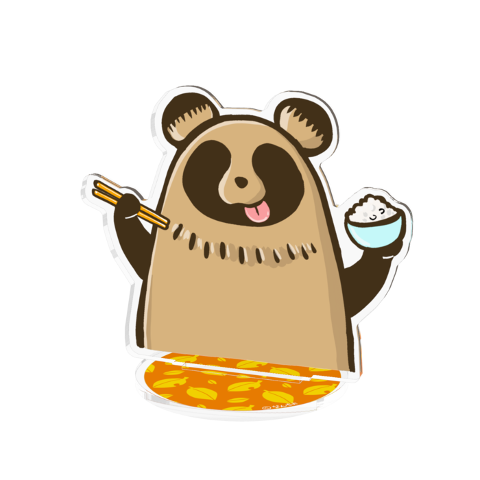 大きなどんぶりたぬち