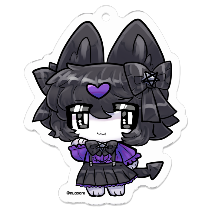 アクリルキーホルダー（コーティング） - 50 x 50 (mm)