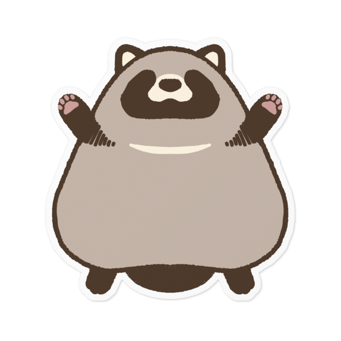 ステッカー - 100 x 100 (mm)