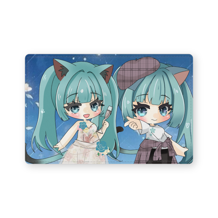 レザー製名刺入れ - 102 x 72 (mm)