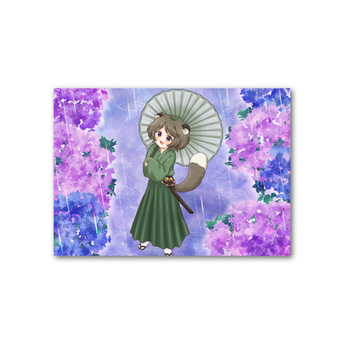 フォト風カード - 横 - 片面