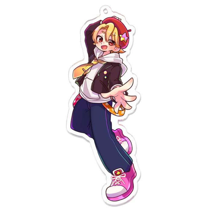 アクリルキーホルダー - 100 x 100 (mm)