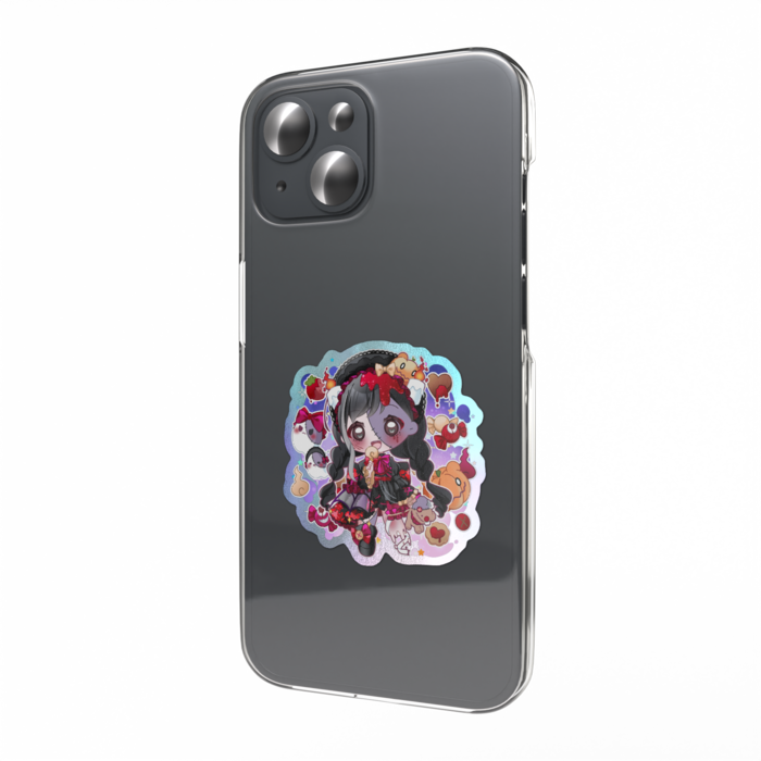 オーロラスマホステッカー - 縦