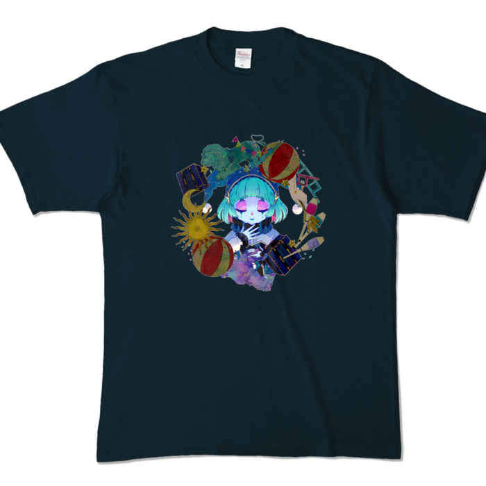 カラーTシャツ - XL - ネイビー (濃色)