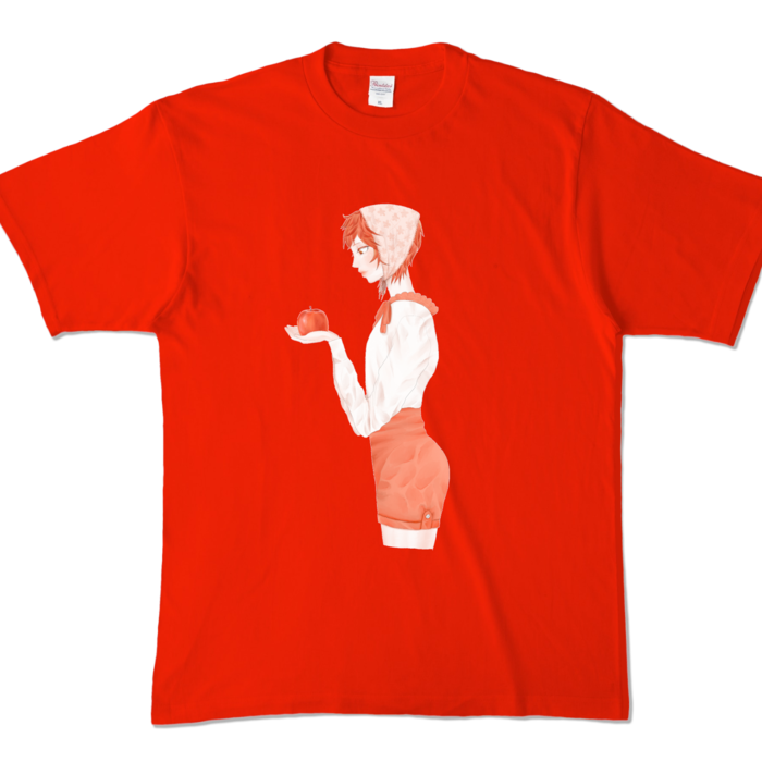 カラーTシャツ - XL - レッド (濃色)