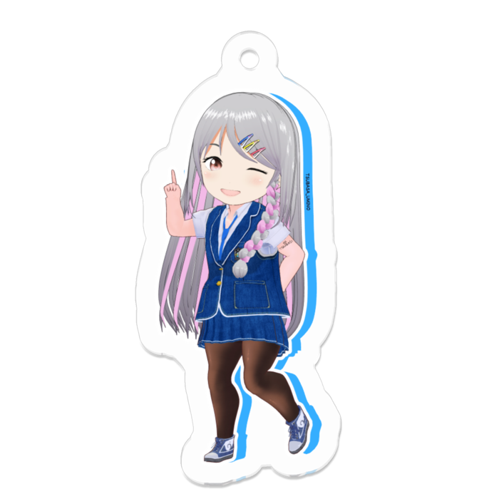 アクリルキーホルダー - 50 x 50 (mm)