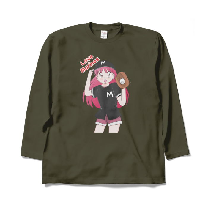 ロングスリーブTシャツ - XL - アーミーグリーン