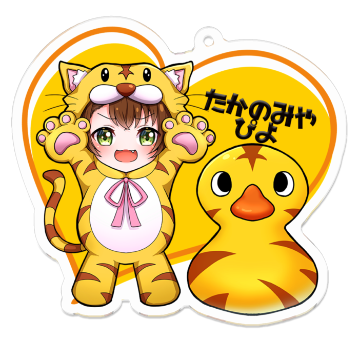 アクリルキーホルダー - 70 x 70 (mm)