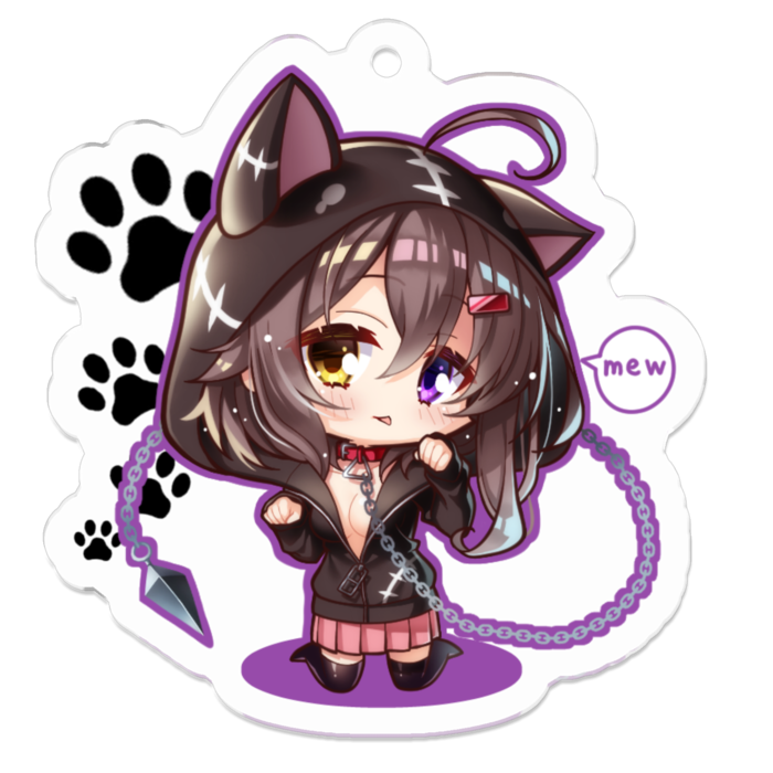 アクリルキーホルダー - 50 x 50 (mm)