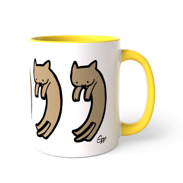 ツートンカラーマグカップ - 直径 8.2cm / 高さ 9.5cm