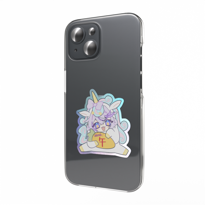 オーロラスマホステッカー - 縦