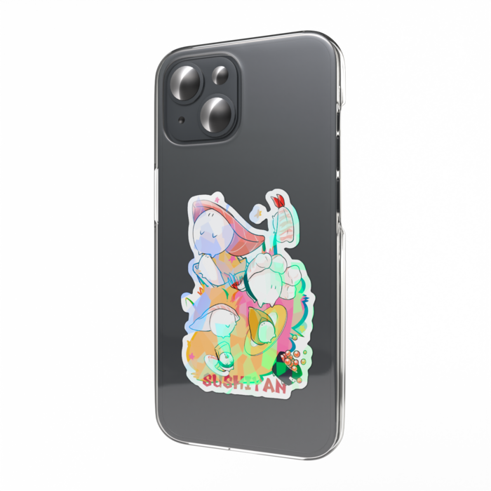 ホログラムスマホステッカー - 縦