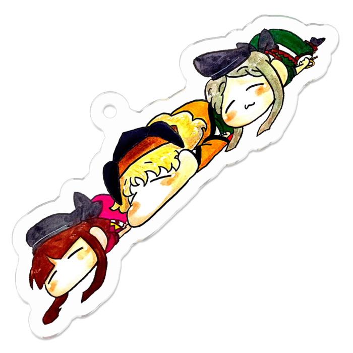 アクリルキーホルダー - 50 x 50 (mm)