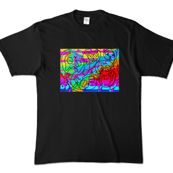 カラーTシャツ - XL - ブラック (濃色)