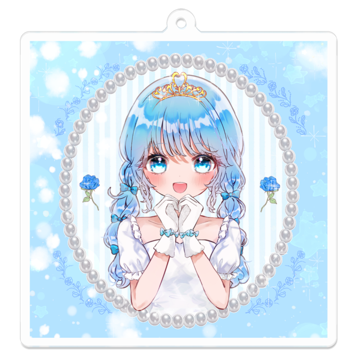 アクリルキーホルダー - 70 x 70 (mm)