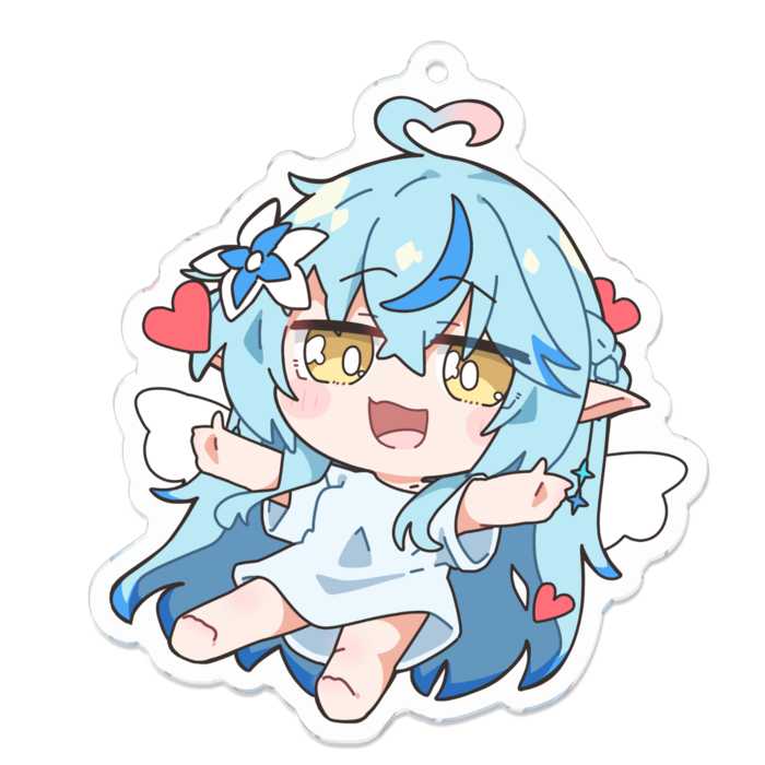 アクリルキーホルダー - 70 x 70 (mm)