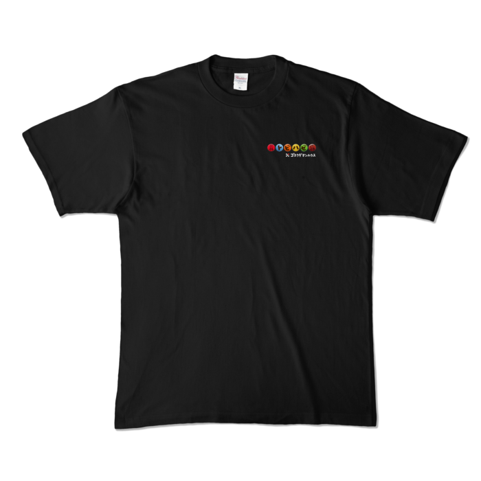 カラーTシャツ - XL - ブラック (濃色)