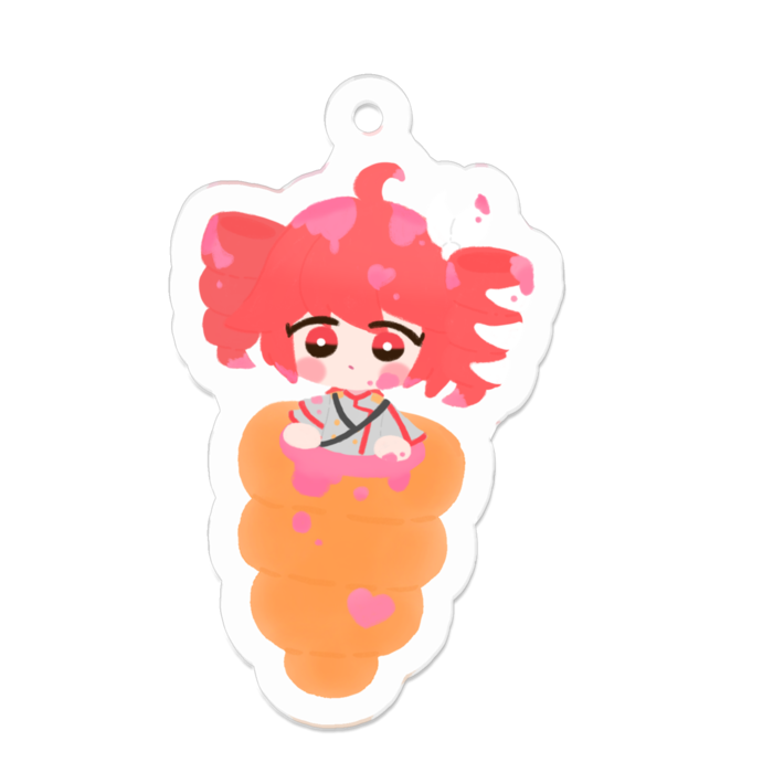 アクリルキーホルダー - 50 x 50 (mm)