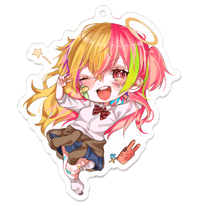 アクリルキーホルダー - 70 x 70 (mm)