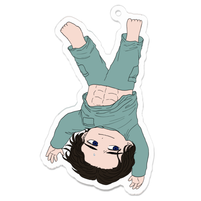 アクリルキーホルダー - 70 x 70 (mm) ボブ