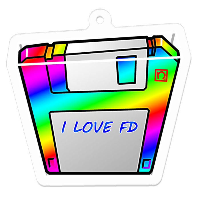 アクリルキーホルダー - 50 x 50 (mm)