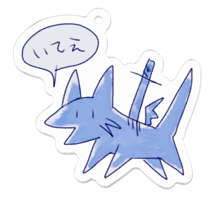 アクリルキーホルダー - 50 x 50 (mm)