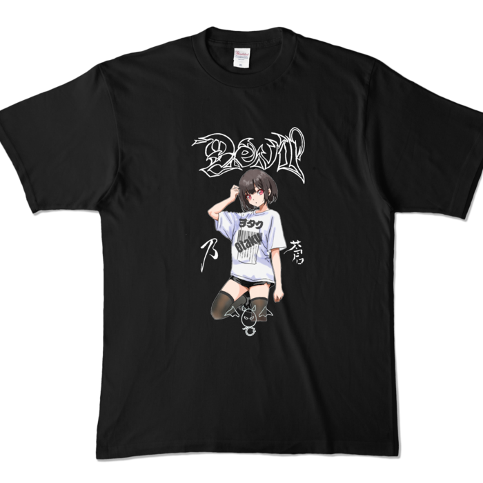 カラーTシャツ - XL - ブラック (濃色)