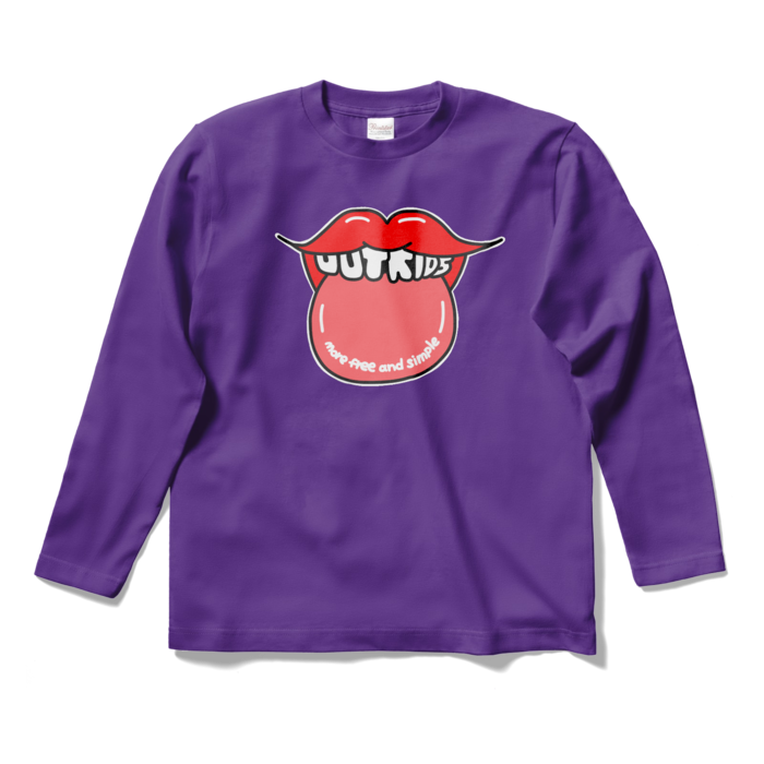 ロングスリーブTシャツ - S - パープル