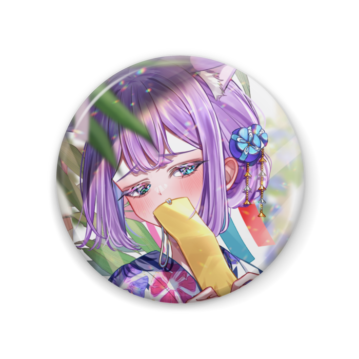 HICAT夏コラボ記念缶バッジ(七夕) - 57mm(2)