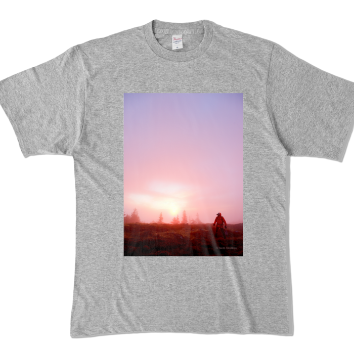 カラーTシャツ - XL - 杢グレー (濃色)