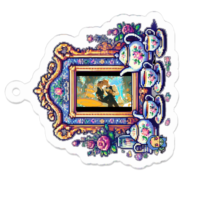 アクリルキーホルダー - 50 x 50 (mm)